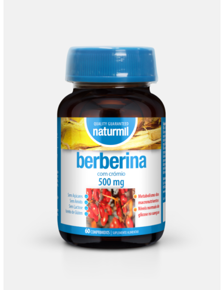Berberina 500mg con cromo 60 comprimidos de Naturmil
