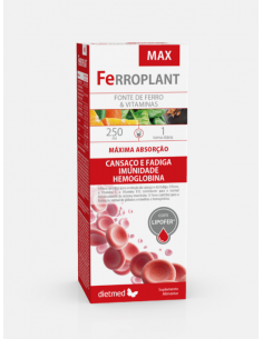 Pack 4x3 Ferroplant Max 250ml de  DietMed