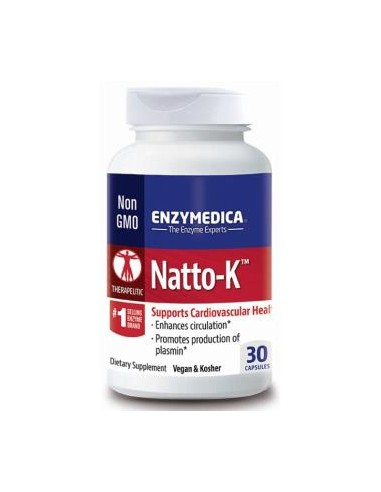 Natto - K 30 Vcaps de Enzymedica