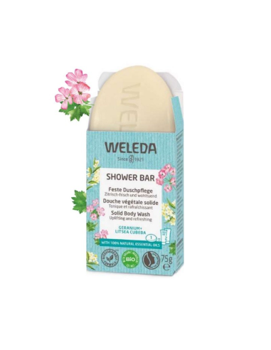Jabón de Ducha Refrescante Weleda 75g  Cuidado Natural