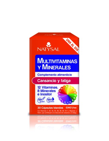 Multivitaminas Y Minerales 30 Perlas de Natysal