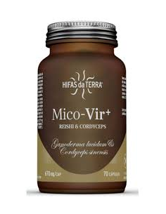 Mico Vir-Reishi y Cordyceps 70 capsulas Hifas da terra