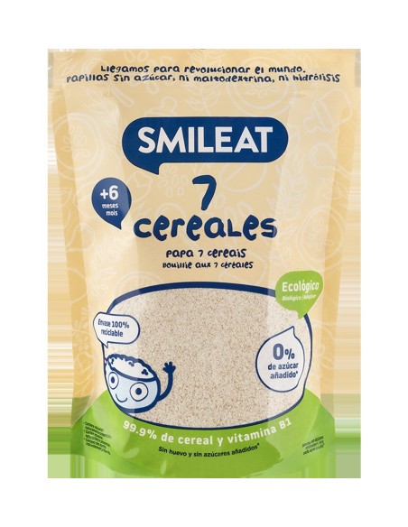 Papilla De 7 Cereales 200 G Eco de Smileat