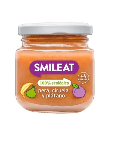 Tarrito De Platano, Pera Y Ciruela 130 G Eco De Smileat