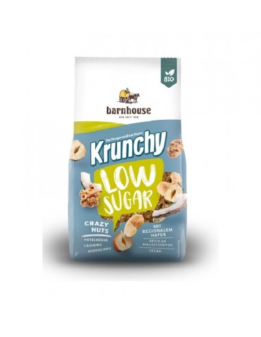 Muesli Krunchy F Secos Bajo Azuc Crazy Nuts 375 G De Barnhouse