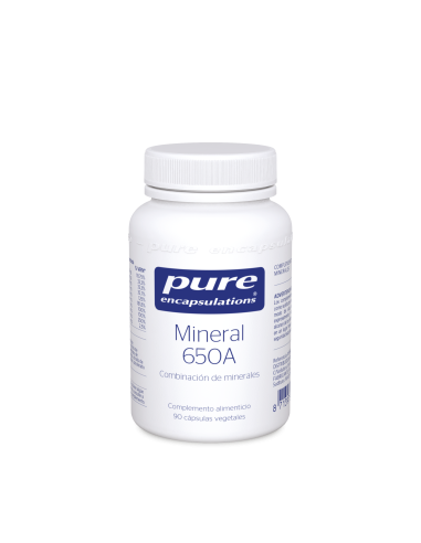 Mineral 650A 90cap (24x61g) de Pure Encapsulations