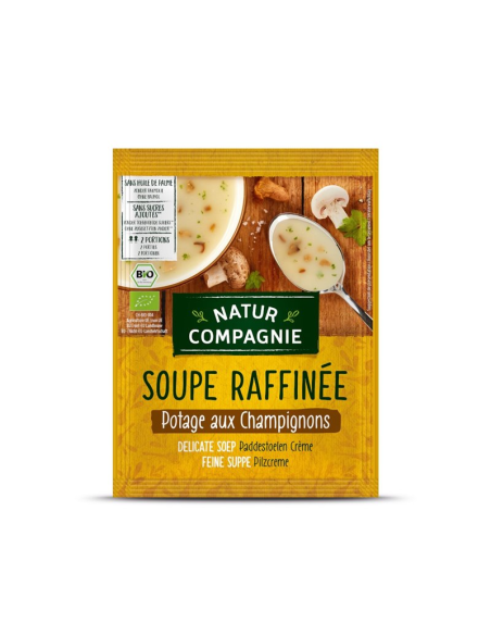 Crema De Champiñones Bio 40 Gr Sobre de Natur Compagnie