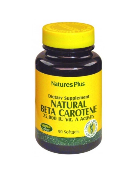 Natural Betacaroteno 90 Perlas de Natures Plus