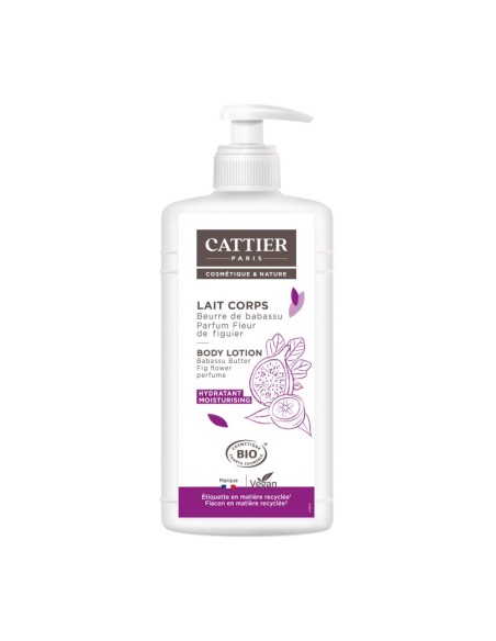 Leche Corporal Hidratante Cattier 500ml  Piel Suave y Nutritiva