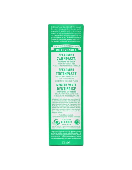 Dentrifico Hierbabuena 140 Gr de Dr Bronners