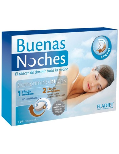 Buenas Noches 30Comp. Eladiet: Descanso Natural y Efectivo