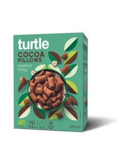 Cocoa pillows with hazelnut...