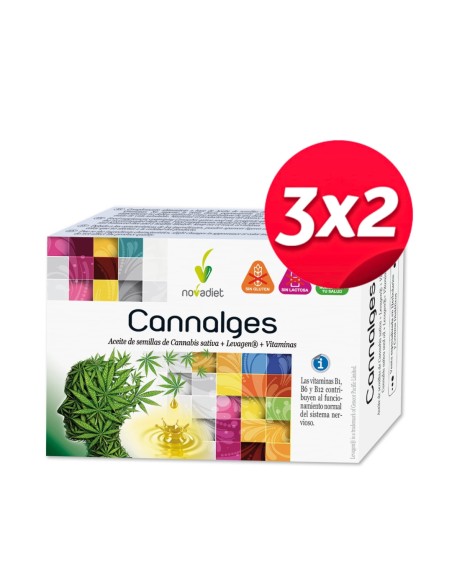 Pack 3x2 Cannalges de Novadiet