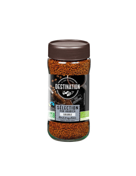 Cafe Soluble Arabica Bio, 100 G de Deastination