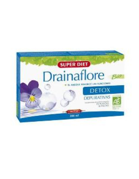 Drainaflore Detox 20 Ampollas Bio de Superdiet
