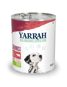 Pack 6 Uds. Lata Grande Con Trozos De Ternera Bio 820 g  de Yarrah