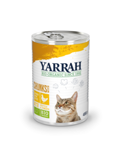 Pack 12 Uds. Lata Con Trozos De Pollo Bio 405 g  de Yarrah