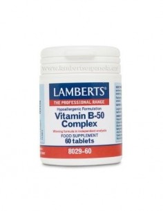 Complejo de Vitaminas B-50 60 Tabs de Lamberts