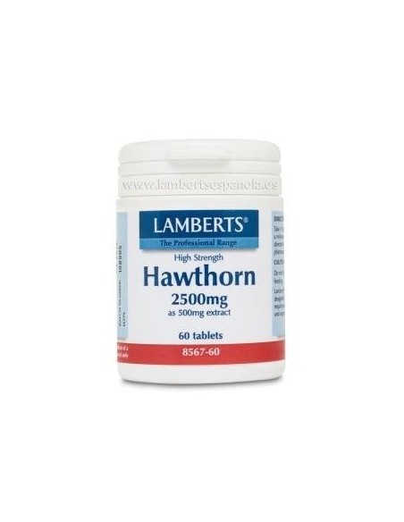 Espino Blanco 2500 mg (Flavonoides 10 mg) 60 Tabs de Lamberts