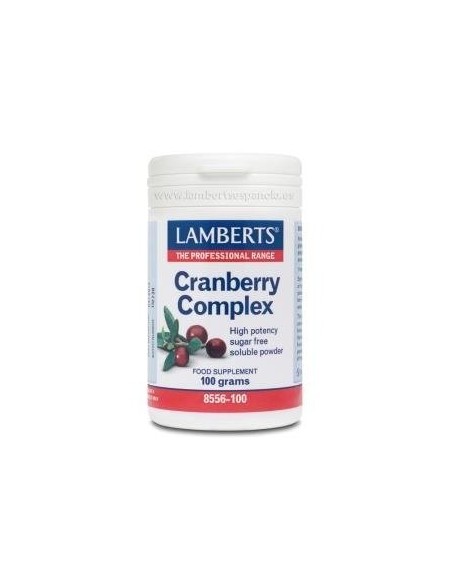 Complejo de ArÃ¡ndano con FOS y Vitamina C 100 g Polvo de Lamberts