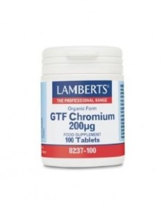 Cromo GTF 200 Âµg 100 Tabs de Lamberts