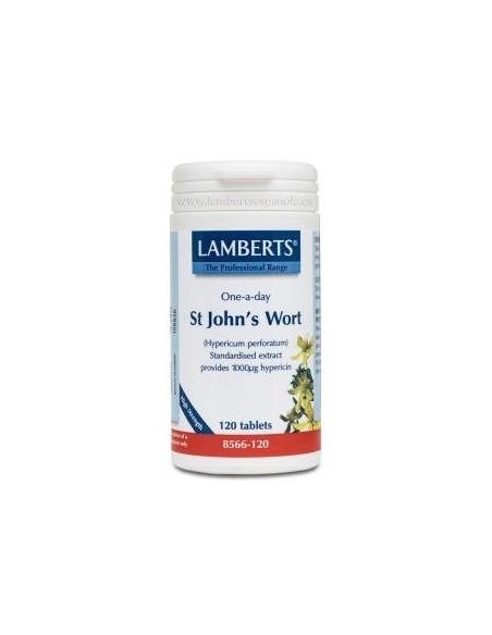 Hierba de San Juan 1332 mg (Hipericina 1000 Âµg) 120 Tabs de Lamberts
