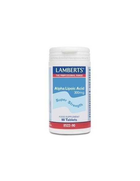 Ãcido Alfa Lipoico 300 mg 90 Tabs de Lamberts