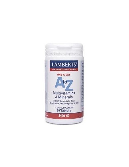 A to Z Multi (Vitaminas y Minerales) Una al DÃ­a 60 Tabs de Lamberts
