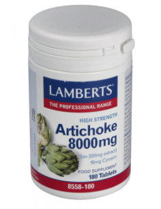 Alcachofa 7425 mg (16 mg de Cinarina) 180 Tabs de Lamberts