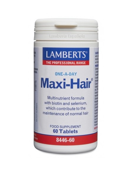 Maxi-HairÂ® (Bienestar del cabello) 60 Tabs de Lamberts