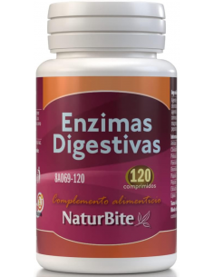 Enzimas Digestivas, 120 Comp.  de NaturBite
