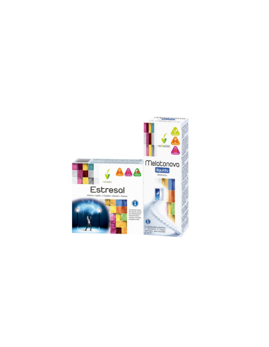 Pack Estresal 60 cap. + Melatonova  60 cap de Noavadiet