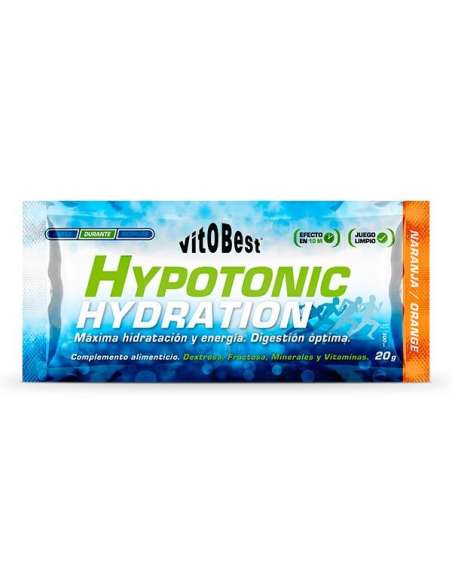 Hypotonic Hidratacion Sabor Naranja 12Udsx20Gr. de Vitobest