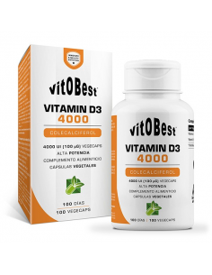 Vitamina D3 100 Vegecaps de...