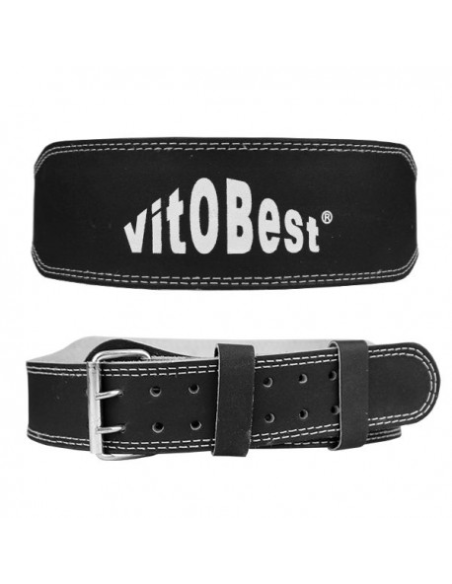 Cinturón de Cuero Negro XL Vit.O.Best  Estilo y Durabilidad