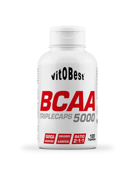 Bcaa 5000 Vit.O.Best - 100 Triplecaps para Energía y Recuperación