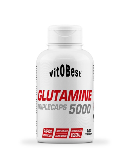 Glutamine 5000 - 100 Triplecaps de Vit.O.Best