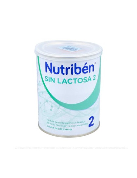 Nutriben 2 Leche S/ Lactosa 400 G Bote** de Nutriben