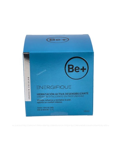 Be+ Energif Hidrat Act Desens Crem Rev 50 Ml de Be+