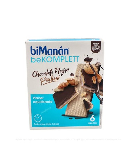 Bimanan Snack Barquillo 0% 6U Choco C/Leche Y Avellanas Tost** de Bimanan
