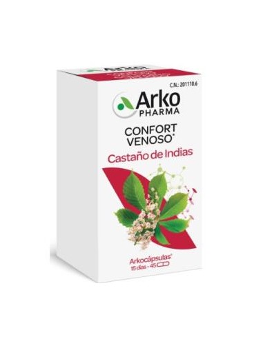 Arkocapsulas Castaño Indias 45 Caps Bio de Arkopharma