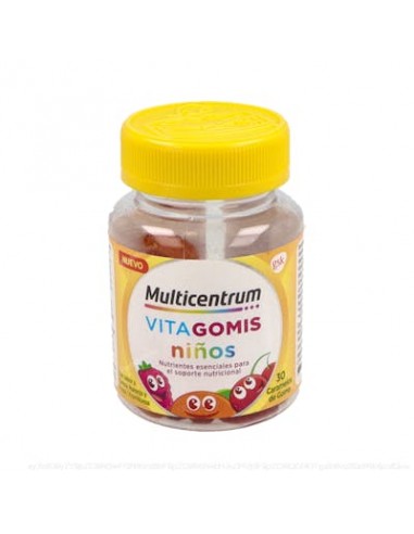 Multicentrum Vitagomis Niños 30 Caramelos Goma de Multicentrum