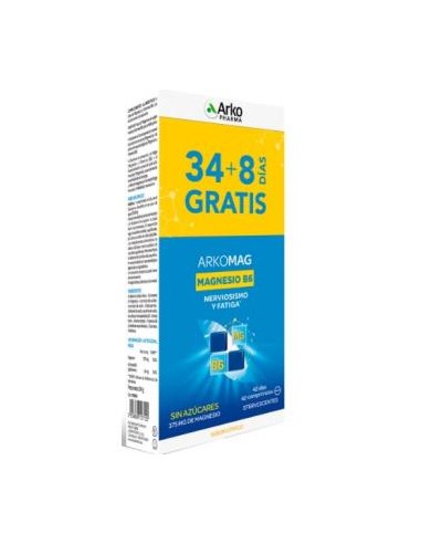 Arkopharma Magnesio + Vit B6 21 Comp Eferv  2 U de Arkopharma