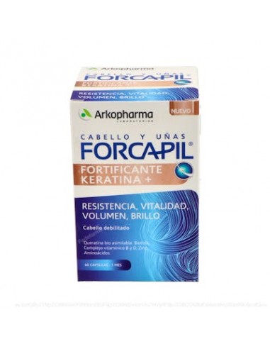 Forcapil Fortificante Keratina 60 Caps de Arkopharma