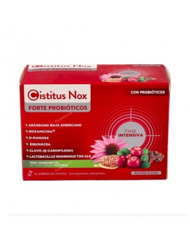 Cistitus Nox Forte Probioticos 10 Sob de Aquilea