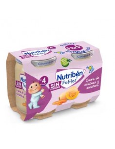 Nutriben Potito Cena Crema Calabaza Zanahoria 2X190G de Nutriben