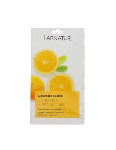 Mascarilla Facial Vitamina C-Retinol Like 24Udsx15Ml. de Labnatur Bio