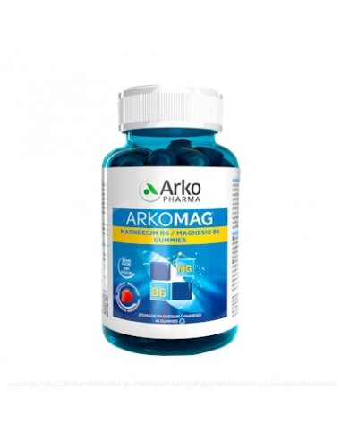 Arkomag Magnesio B6 45 Gummies Fresa de Arkopharma