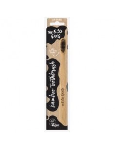 Cepillo De Dientes Adulto Medio Negro 1Ud de The Eco Gang