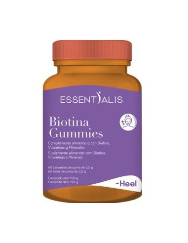 Essentialis Biotina Gummies 60 Caramelos De Goma de Heel